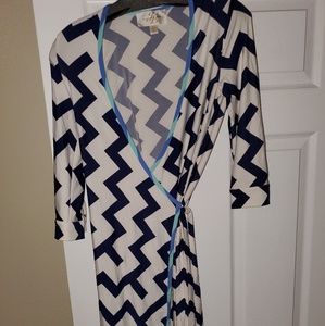 Julie Brown wrap dress-petite